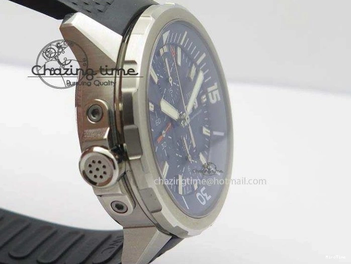 MIROTIME 0201 Aquatimer Chrono IW376803 V6F 1:1 Best Edition Blue Dial On Rubber Strap A WellDesigned 7282